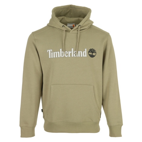 Timberland Linear Logo Hoodie Béžová
