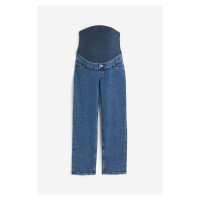 H & M - MAMA Straight Ankle Jeans - modrá