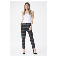 MiR Kalhoty 259 Grey/Maroon Checked