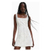 Šaty Desigual bílá barva, mini