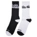 Major City 089 Ponožky 2-balení černá/bílá