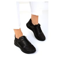 Soho Black-Black Women's Sneaker 19201