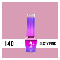 140. MOLLY LAC gél lak - Dusty pink 5ML