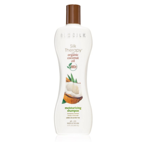 Biosilk Silk Therapy Natural Coconut Oil hydratační šampon s kokosovým olejem 355 ml