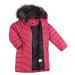 Loap INDALONA Dívčí zimní kabát, růžová, velikost