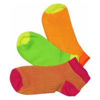 Lady Socks reflexní kotníkové ponožky 68046 vícebarevná