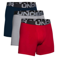 Under Armour CHARGED COTTON 6IN 3 PACK Pánské boxerky, tmavě modrá, velikost