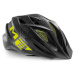 Juniorská cyklistická helma MET Crackerjack černá/zelená