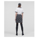 Sukně karl lagerfeld boucle wrap skirt černá