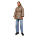 Jjxx Puffer Jacket Heather Shine - Morel Hnědá