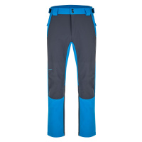 Pánské softshellové kalhoty LOAP LUPIC Tmavě šedá/Modrá