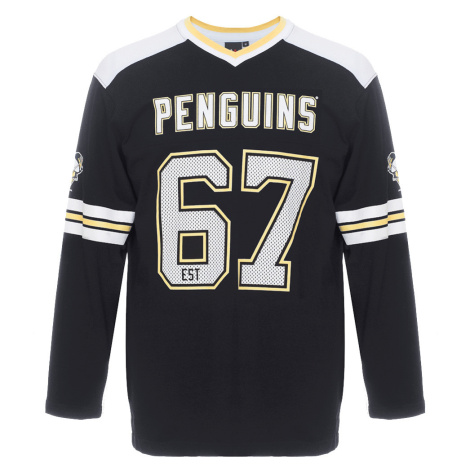 Pittsburgh Penguins pánské tričko s dlouhým rukávem Hockey Heavy Jersey Long Sleeve Majestic