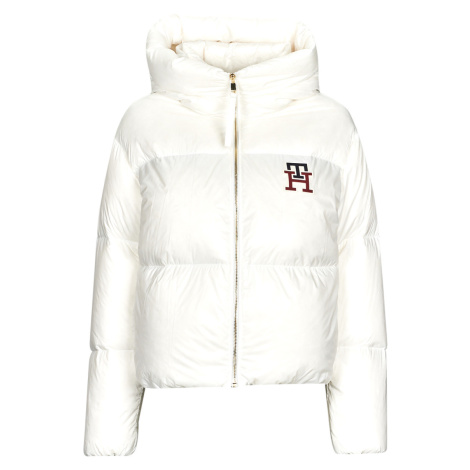 Tommy Hilfiger MONOGRAM BADGE DOWN JKT Bílá