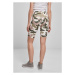 Ladies High Waist Camo Tech Cycle Shorts - duskrose camo