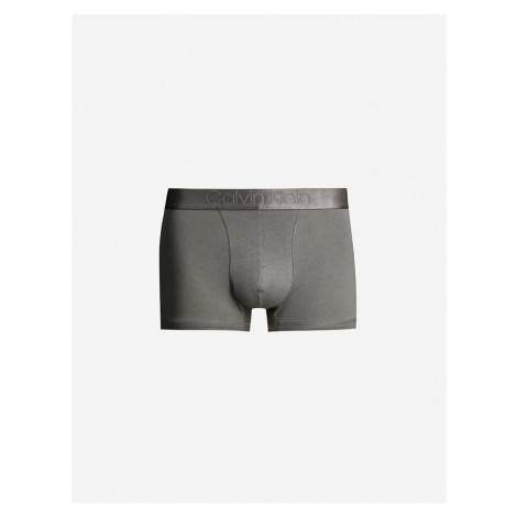 Calvin Klein pánské tmavě šedé boxerky