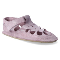 Barefoot sandálky Baby Bare - IO Sparkle pink letní růžové