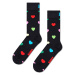 Ponožky Happy Socks Heart Sock černá barva, P001521