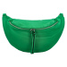 Trendy dámská koženková ledvinka Dario, zelená