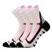 VOXX® ponožky Kryptox bílá-růžová 3 pár 111200