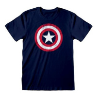 Captain America - Shield Distressed - tričko S