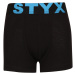 3PACK Dětské boxerky Styx sportovní guma černé (3GJ96012) 4-5