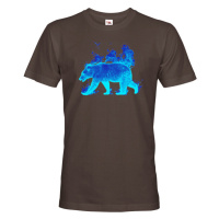 Pánské tričko s potiskem ledního medvěda - tričko pro milovníky zvířat