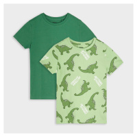 Sinsay - Sada 2 triček - Zelená