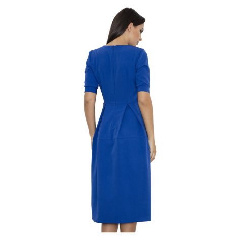 Dámské šaty M553 královská modř - Figl