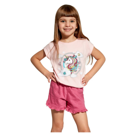 Dívčí pyžamo krátké Cornette 459/96 Unicorn