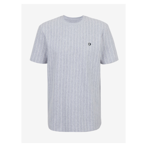Světle šedé pánské pruhované tričko Tom Tailor Denim