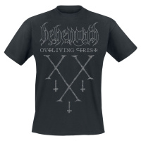 Behemoth XXXIII SILVER Tričko černá