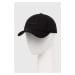 Bavlněná baseballová čepice Calvin Klein černá barva, s aplikací, K60K611905