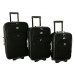 Rogal Sada 3 černých cestovních kufrů "Standard" - M (35l), L (65l), XL (100l)