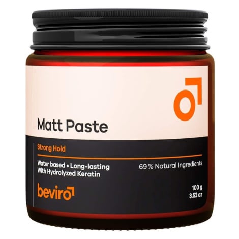Beviro Matující pasta na vlasy - silná fixace (Matt Paste Strong Hold) 100 g