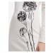Krémové dámské květované šaty Desigual Jonquera - Lacroix