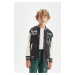 DEFACTO Boys College Collar Bomber Cardigan