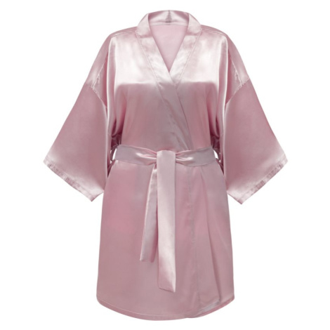 GLOV Bathrobes Kimono-style župan pro ženy satén Pink 1 ks