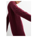 BONPRIX pletené šaty s podílem vlny Barva: Červená, Mezinárodní
