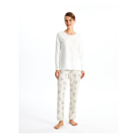 LC Waikiki Women's Pajamas Bottom with an Elastic Waist Print