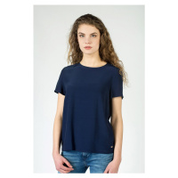 Top - TOMMY HILFIGER AVRIL TOP SS blue