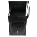 Scorteus Pánská kožená taška přes rameno Scorteus na iPad SM 1137 černá