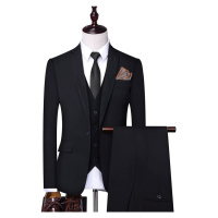 Svatební a kancelářský oblek 3v1 sako, vesta, kalhoty