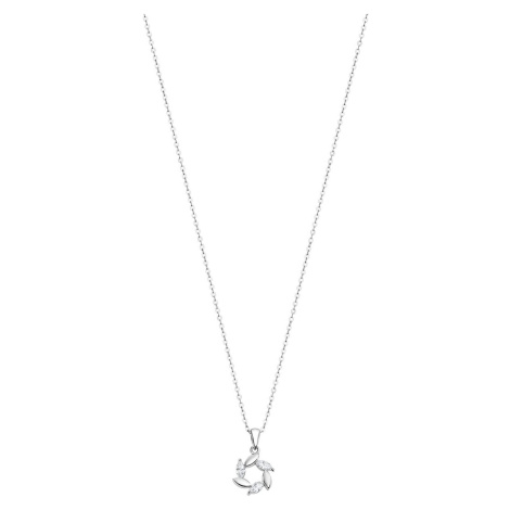 Lotus Silver Nadčasový stříbrný náhrdelník se zirkony LP3188-1/1 (řetízek, přívěsek)