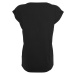 Tričko Ladies Extended Shoulder Tee - black