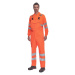Cerva Gandia Pánské HI-VIS pracovní kalhoty s laclem 03530005 oranžová