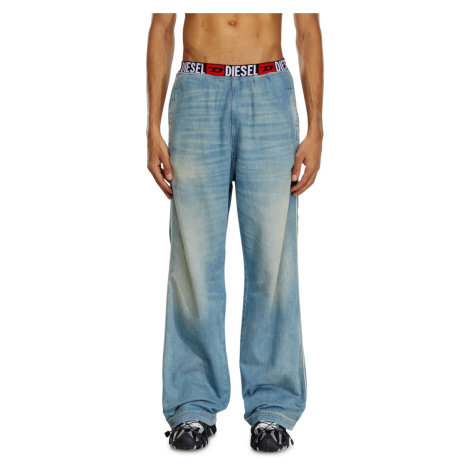 Džíny diesel d-martian-s trousers blue