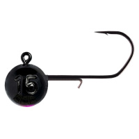 Monkey lures jigová hlavička mnky hook black pink 3 ks 4/0 - 18 g