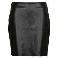 Vila VIDAGMAR HW PU SKIRT Černá