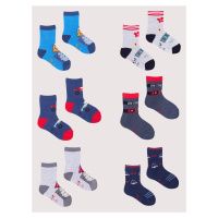 Yoclub Kids's Socks Pattern 6-Pack SKA-0006C-AA00-009