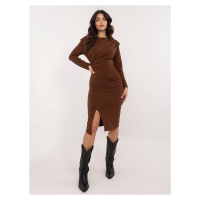 Dress-DHJ-SK-18203.40-brown